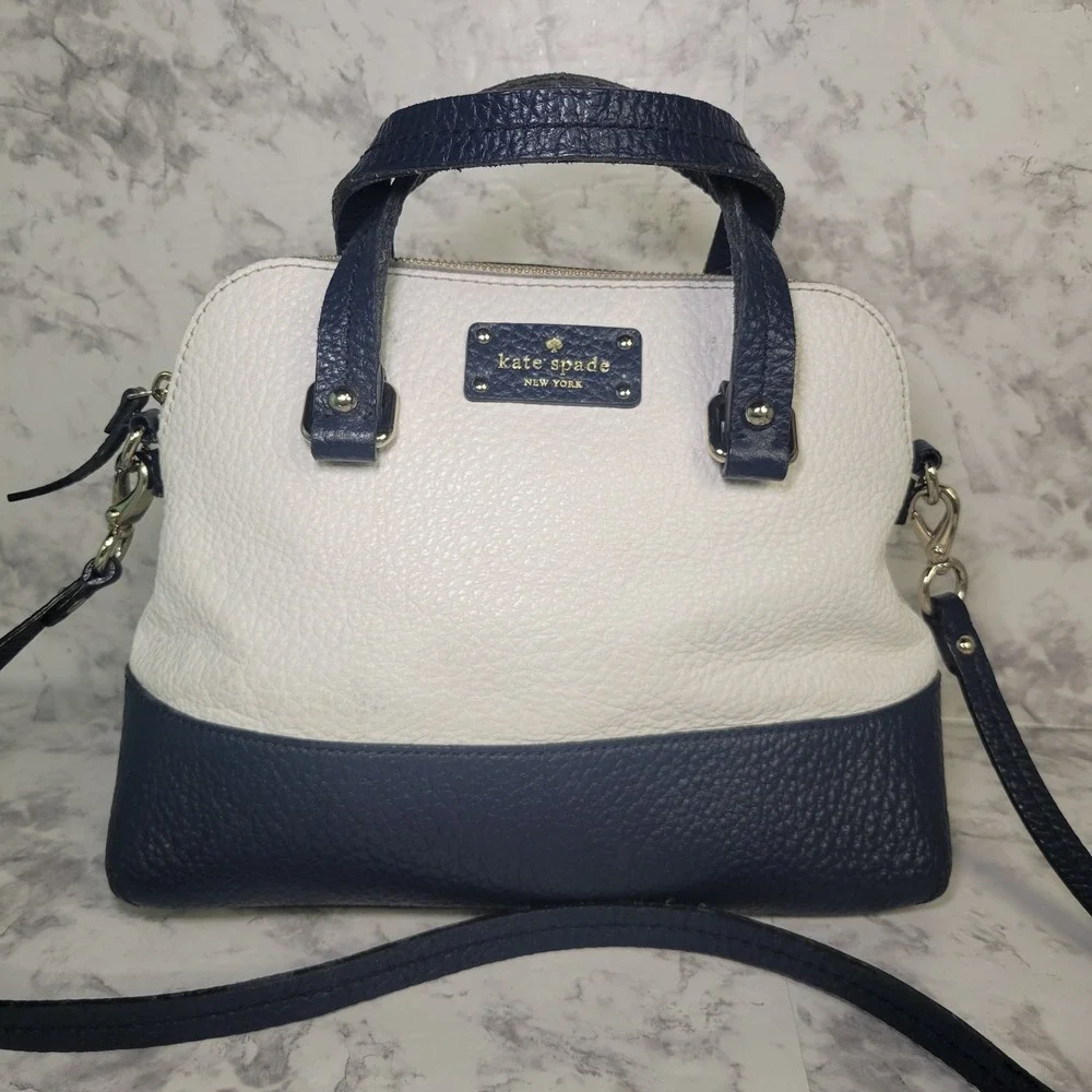 Kate Spade Black and White Satchel - Picture 2 of 16